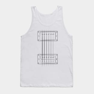 These Go To Eleven - Humbucker Electric Guitar Zip Illustration Tank Top